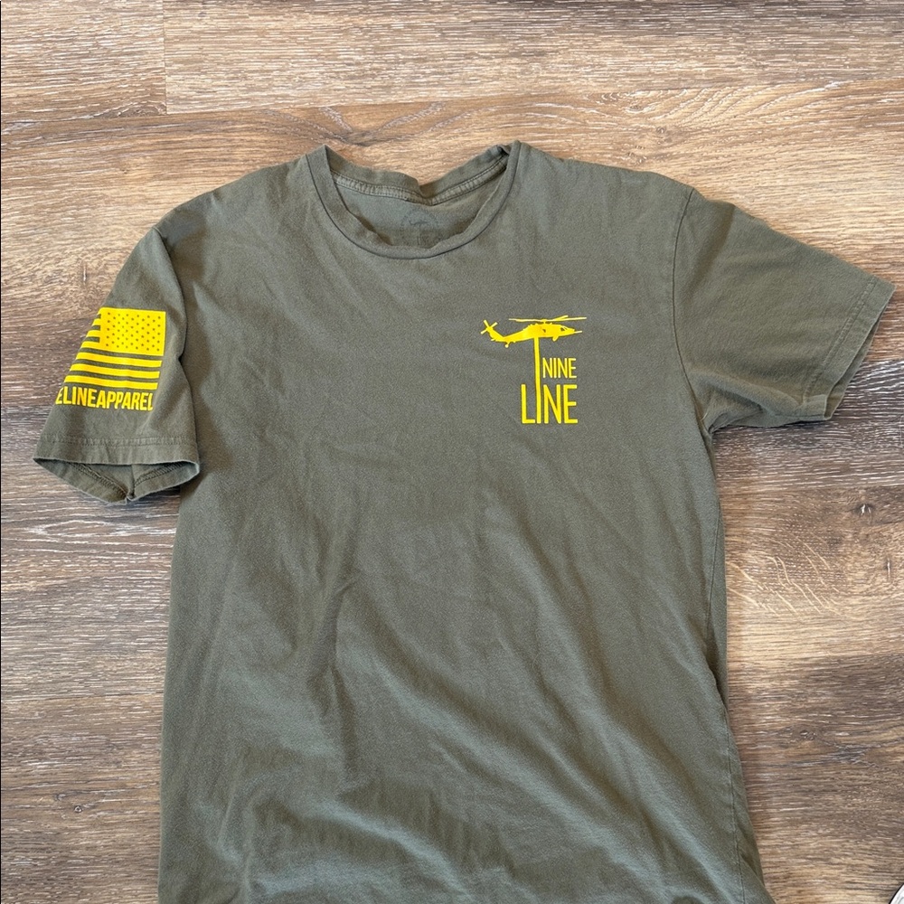 Nine Line Men's Olive Green Short Sleeve Tee Pineapple Express